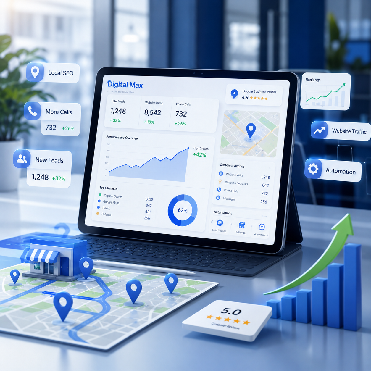 Digital max local Search engine optimization more calls